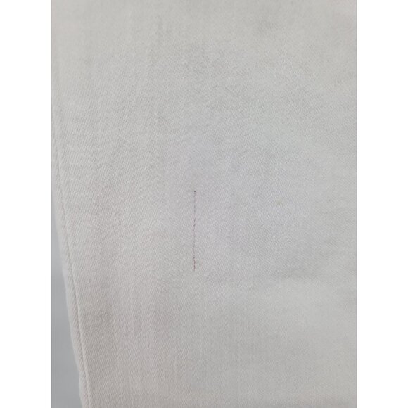 Mid-Rise Flare Crop Jeans J.Crew Womens Size 26 White Denim All-Day Stretch - Picture 5 of 11